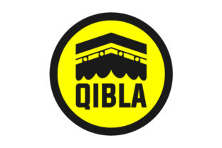 Download Qibla Sign for Moslem Prayer Vector Illustration - Moslem Collection